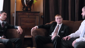 Missionary Boys: Elder Titov Stands Up and Undresses