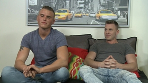 Caucasian Jocks Stripping Jeans